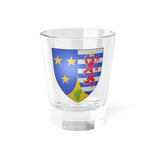 Schengen Coat of Arms (Luxembourg) (Coat of Arms) Shot Glass 1.5oz 1.5oz - Go Mug Yourself