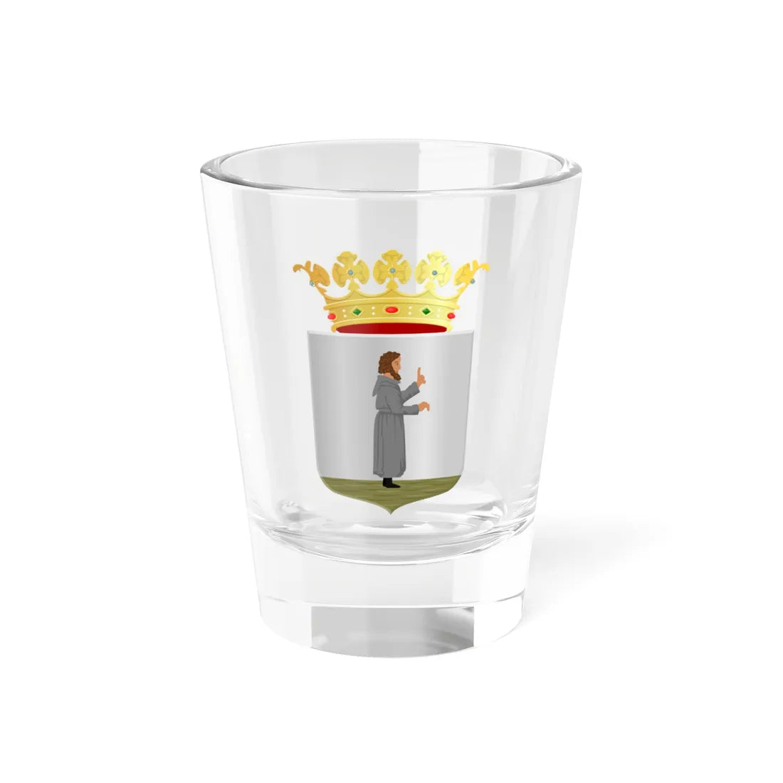 Schiermonnikoog wapen (Netherlands) (Coat of Arms) Shot Glass 1.5oz 1.5oz - Go Mug Yourself