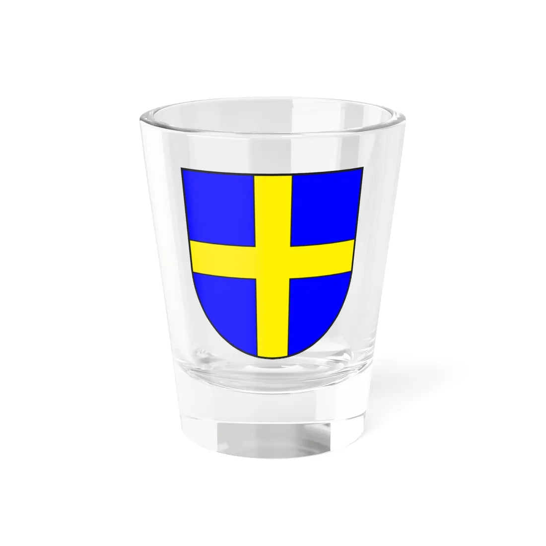 Schiers wappen (Switzerland) (Coat of Arms) Shot Glass 1.5oz 1.5oz - Go Mug Yourself