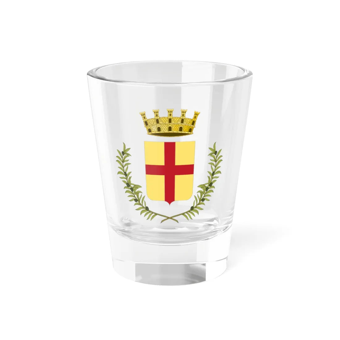 Schio-Stemma (Italy) (Coat of Arms) Shot Glass 1.5oz 1.5oz - Go Mug Yourself