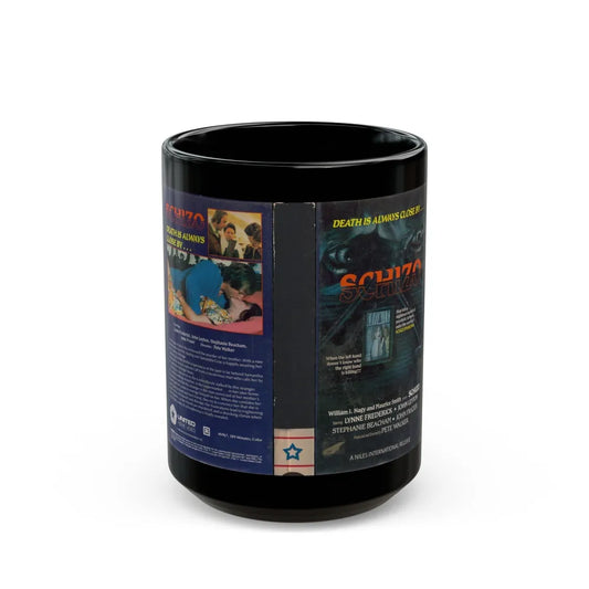 SCHIZO UNITED HOME VIDEO (VHS COVER) - Black Coffee Mug-15oz-Go Mug Yourself