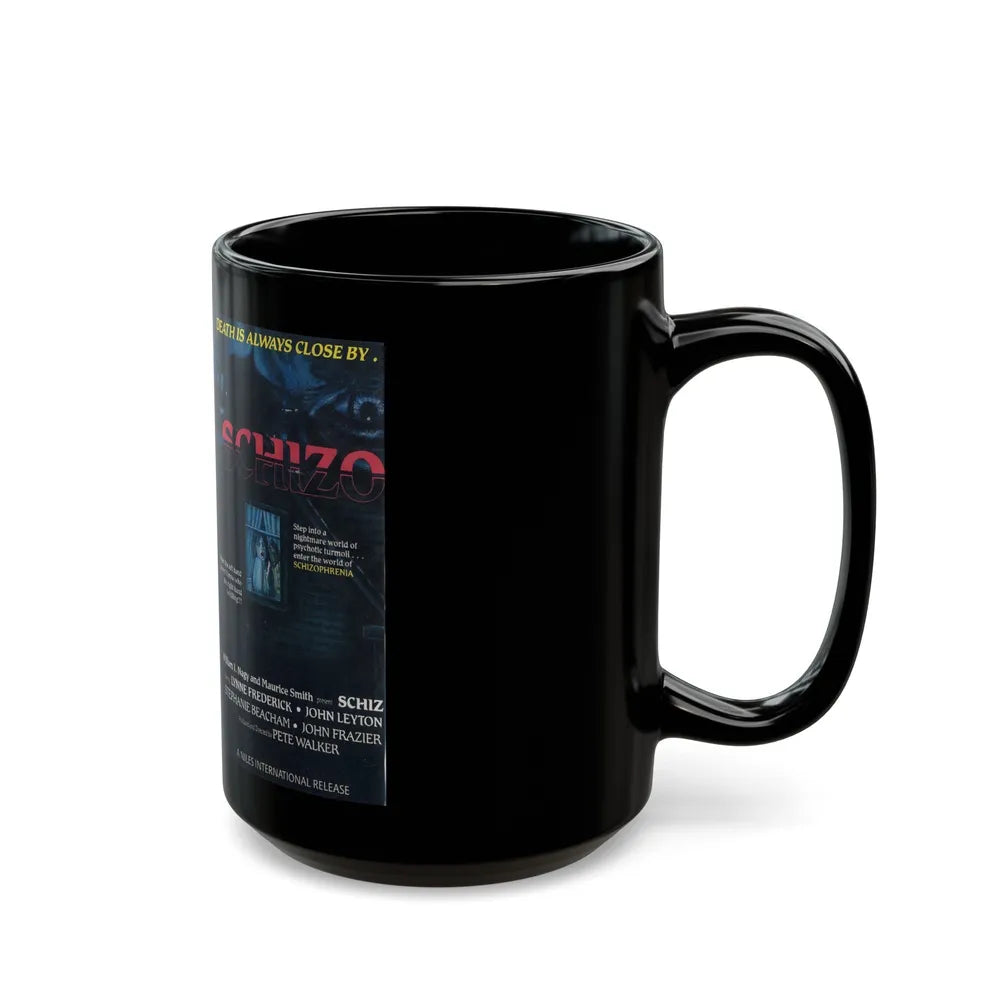 SCHIZO (VHS COVER) - Black Coffee Mug-Go Mug Yourself