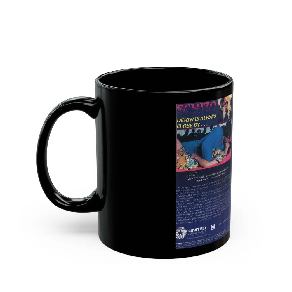 SCHIZO (VHS COVER) - Black Coffee Mug-Go Mug Yourself