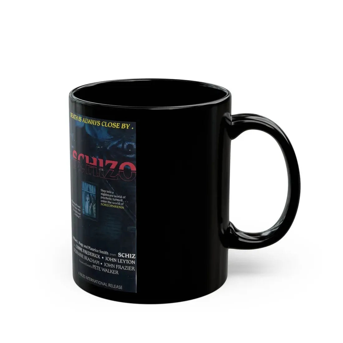 SCHIZO (VHS COVER) - Black Coffee Mug - Go Mug Yourself