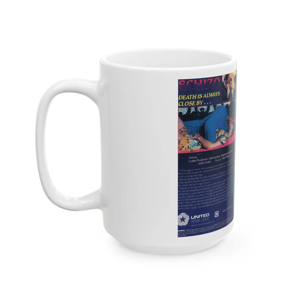 SCHIZO (VHS COVER) - White Coffee Mug-Go Mug Yourself