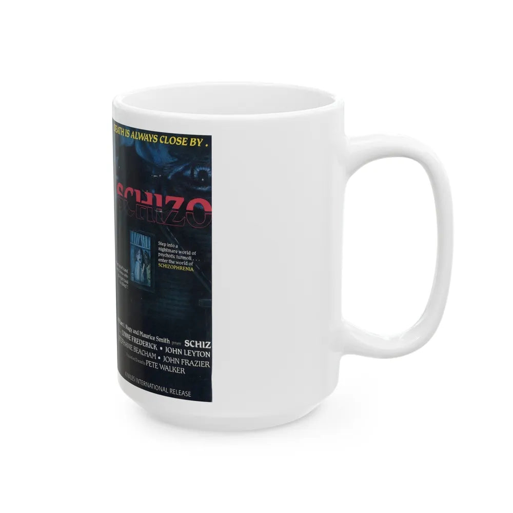 SCHIZO (VHS COVER) - White Coffee Mug-Go Mug Yourself