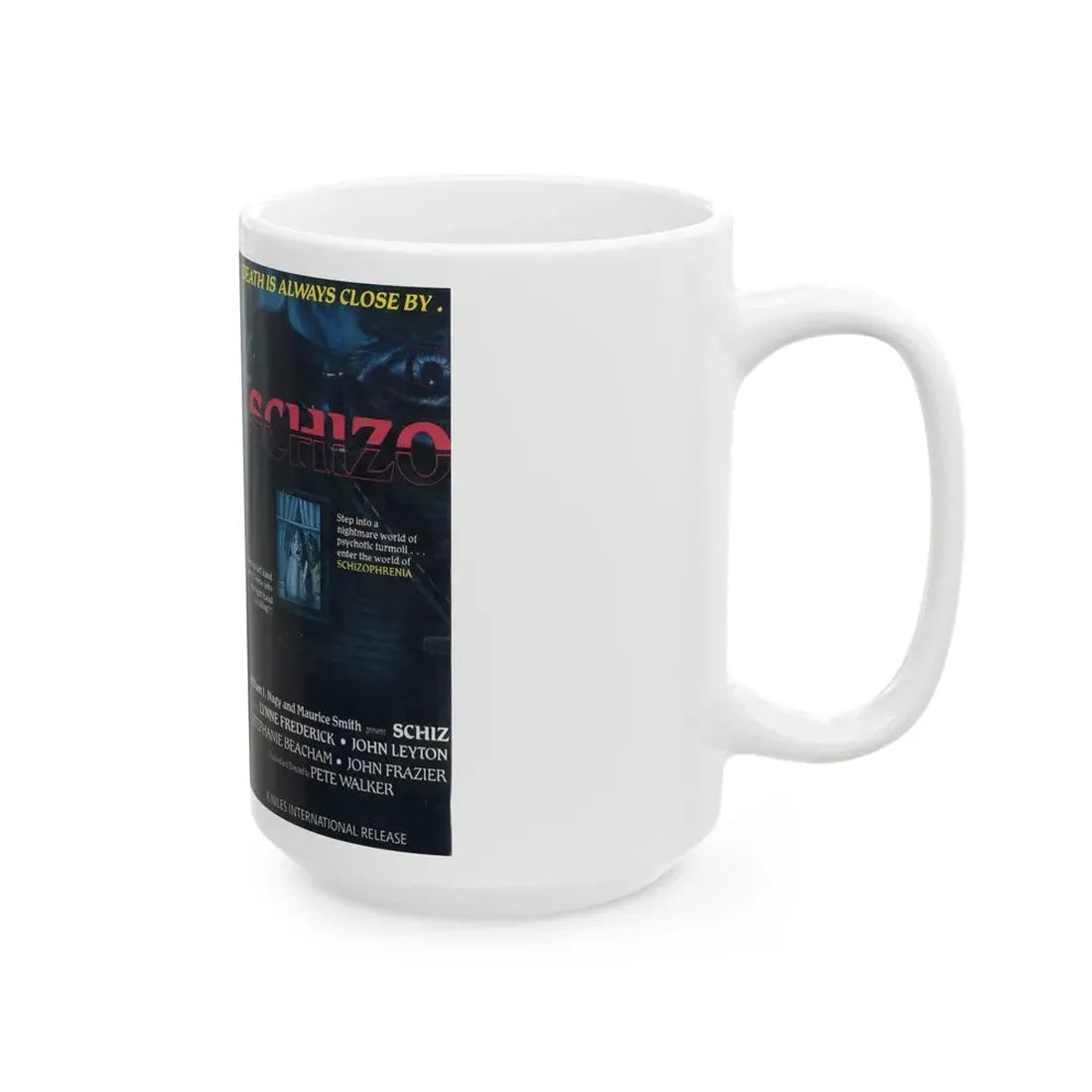 SCHIZO (VHS COVER) - White Coffee Mug - Go Mug Yourself