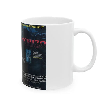 SCHIZO (VHS COVER) - White Coffee Mug - Go Mug Yourself