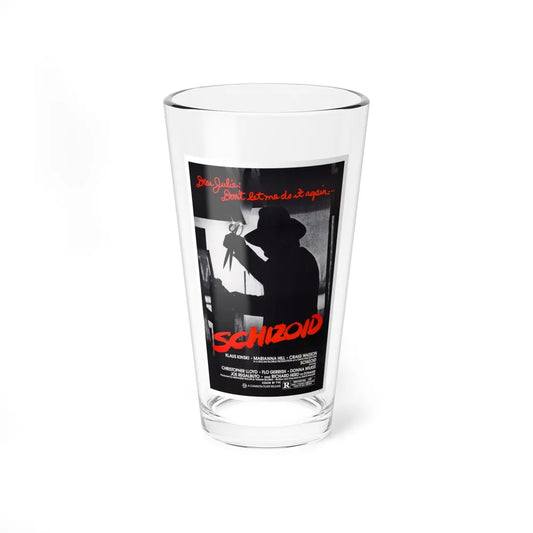 SCHIZOID 1980 Movie Poster - Pint Glass 16oz-16oz-Go Mug Yourself