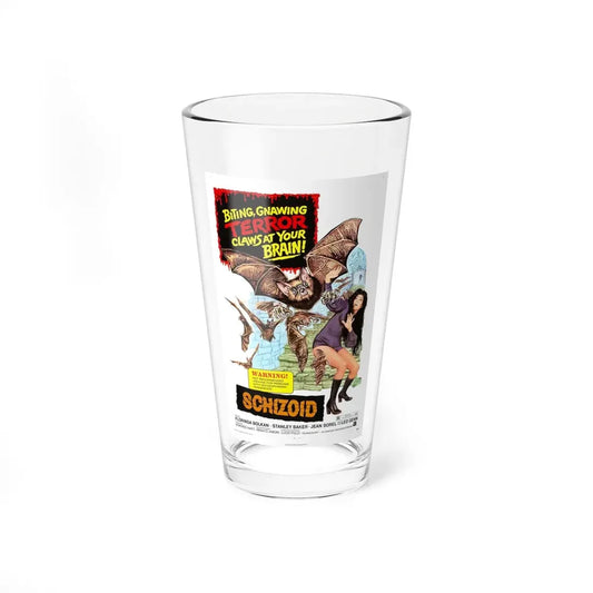 SCHIZOID (A LIZARD IN A WOMAN'S SKIN) 1971 Movie Poster - Pint Glass 16oz 16oz - Go Mug Yourself