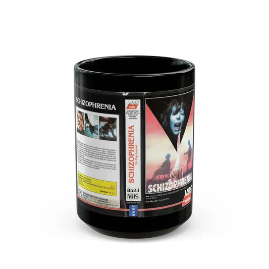 SCHIZOPHRENIA (VHS COVER) - Black Coffee Mug 15oz - Go Mug Yourself