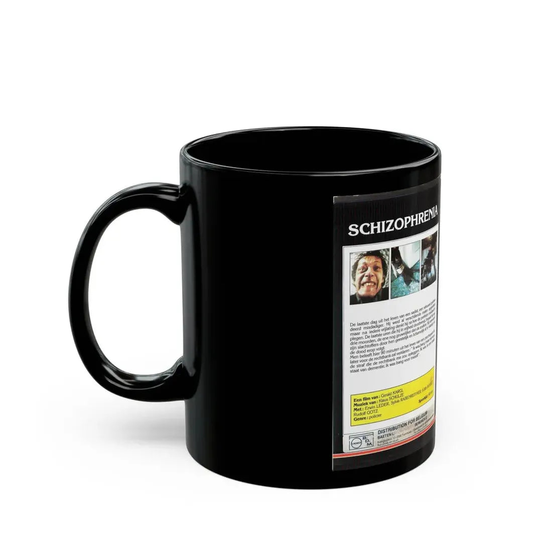 SCHIZOPHRENIA (VHS COVER) - Black Coffee Mug - Go Mug Yourself