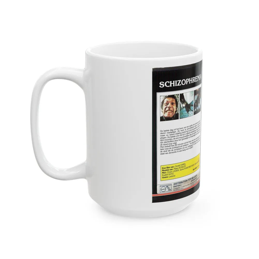 SCHIZOPHRENIA (VHS COVER) - White Coffee Mug-Go Mug Yourself