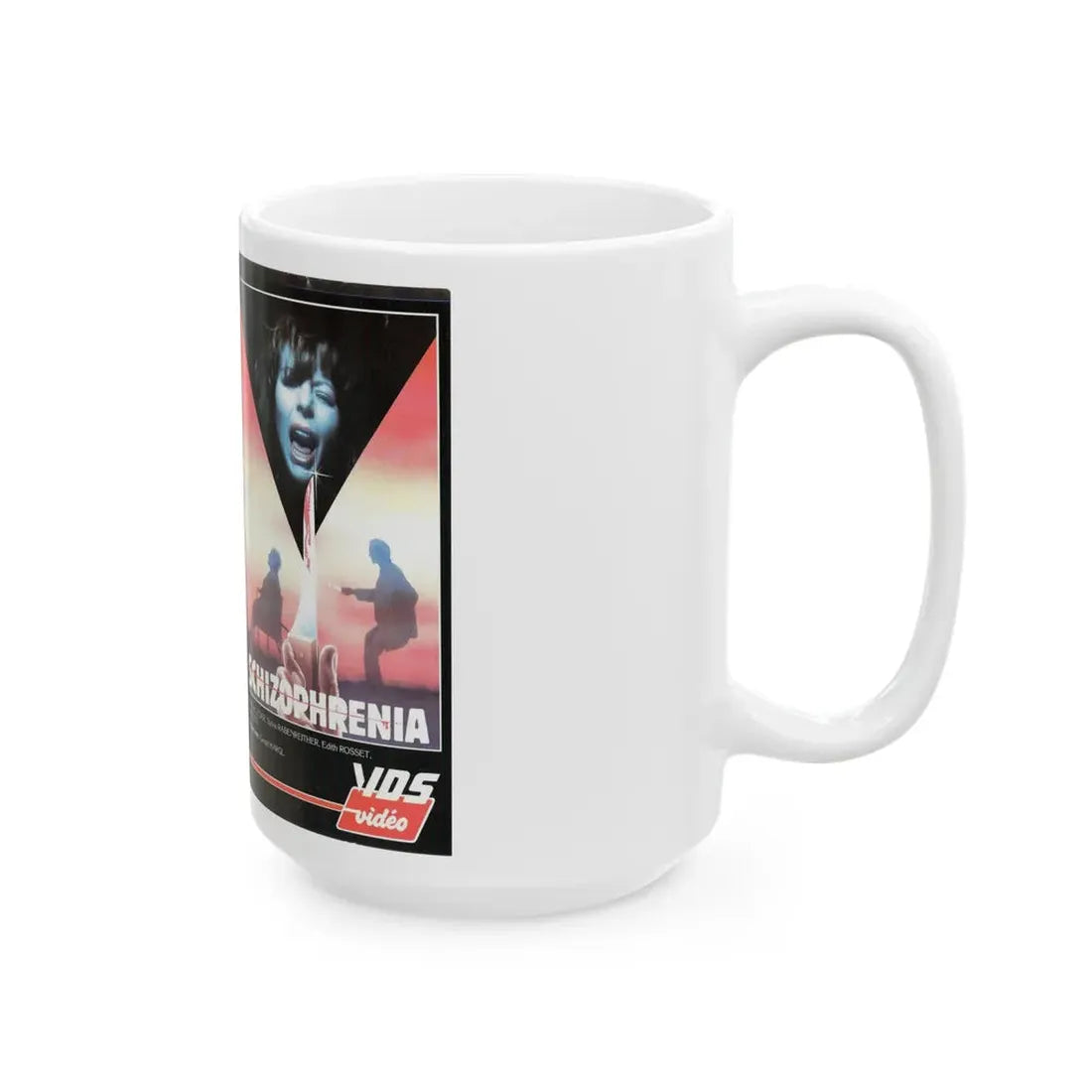 SCHIZOPHRENIA (VHS COVER) - White Coffee Mug - Go Mug Yourself