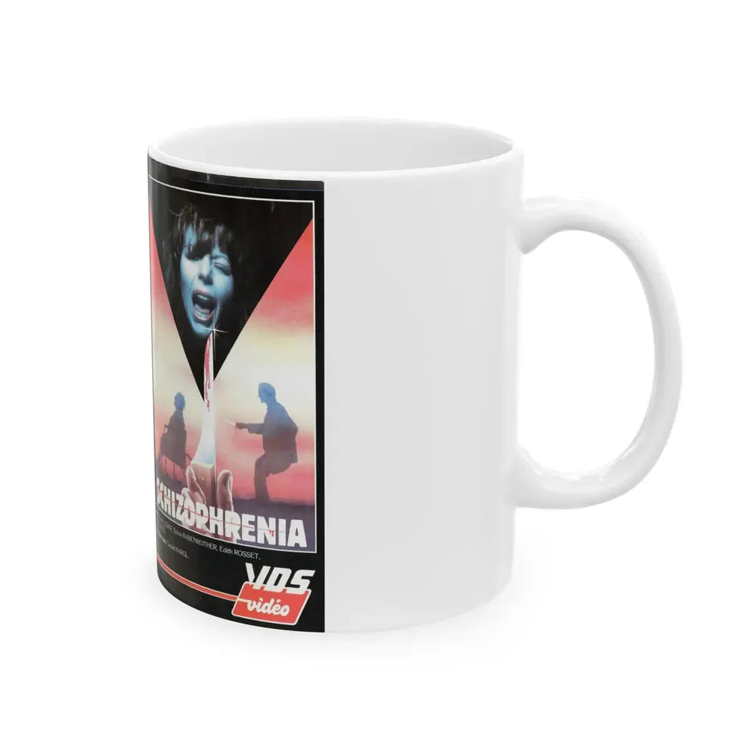 SCHIZOPHRENIA (VHS COVER) - White Coffee Mug - Go Mug Yourself