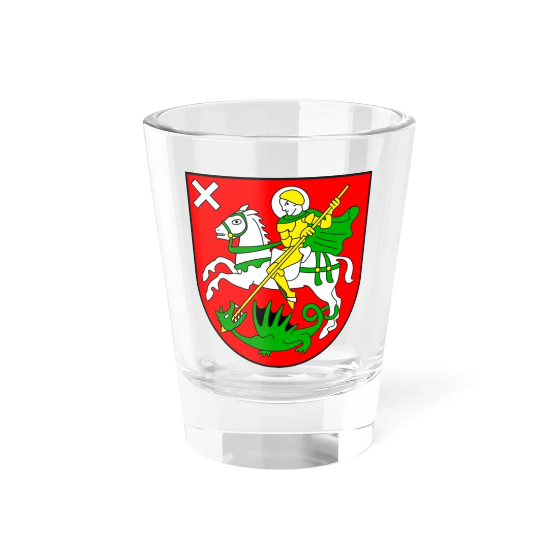 Schlans wappen (Switzerland) (Coat of Arms) Shot Glass 1.5oz 1.5oz - Go Mug Yourself