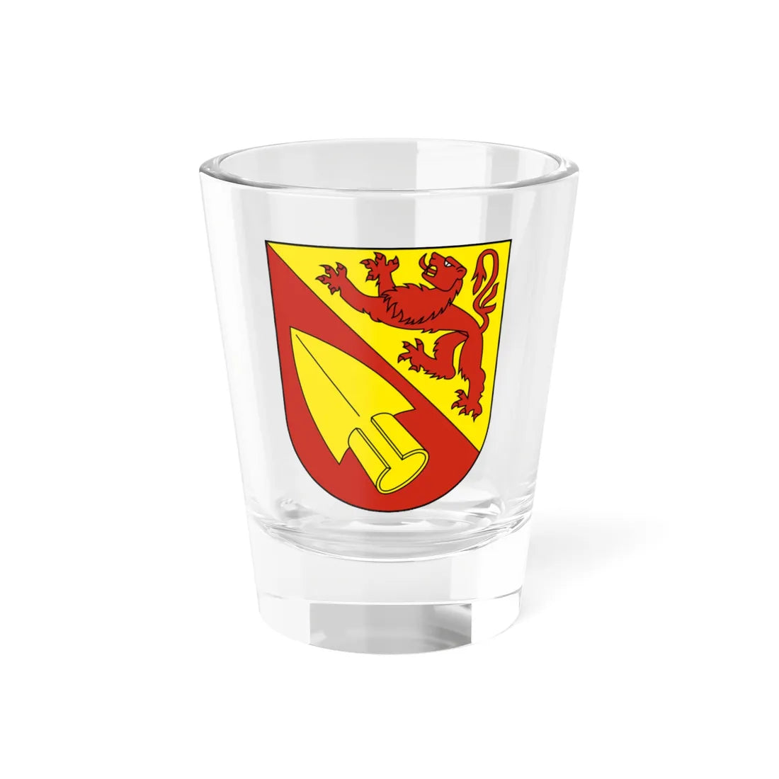Schlatt TG-blazon (Switzerland) (Coat of Arms) Shot Glass 1.5oz 1.5oz - Go Mug Yourself