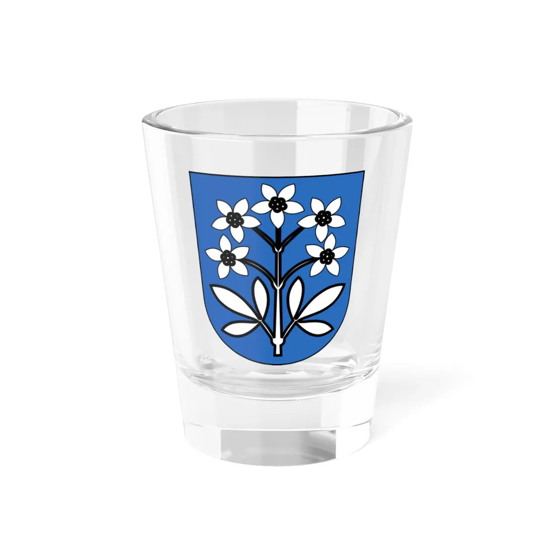 Schleinikon-blazon (Switzerland) (Coat of Arms) Shot Glass 1.5oz 1.5oz - Go Mug Yourself
