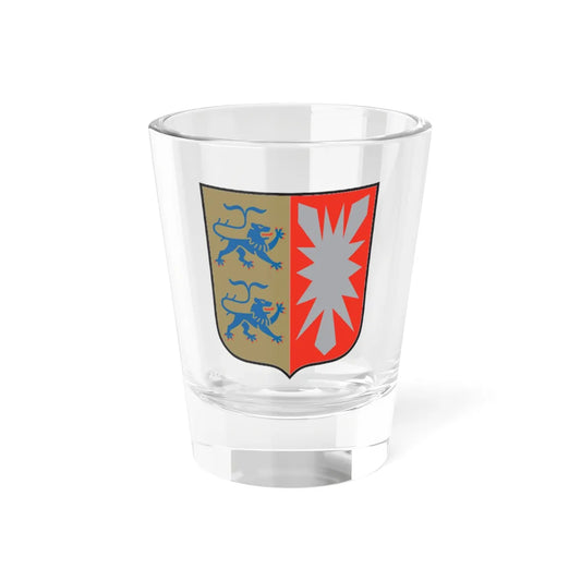 Schleswig-Holstein-Wappen-Drucksache-17-1664 (Denmark) (Coat of Arms) Shot Glass 1.5oz 1.5oz - Go Mug Yourself
