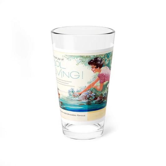 Schlitz Advertising Illustration (Sundblom studio, c. 1950s) (Magazine Illustration) Pint Glass 16oz 16oz - Go Mug Yourself