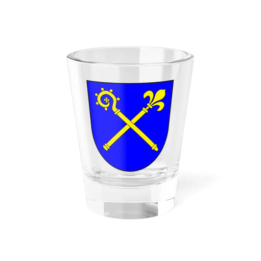Schmitten GR wappen (Switzerland) (Coat of Arms) Shot Glass 1.5oz 1.5oz - Go Mug Yourself