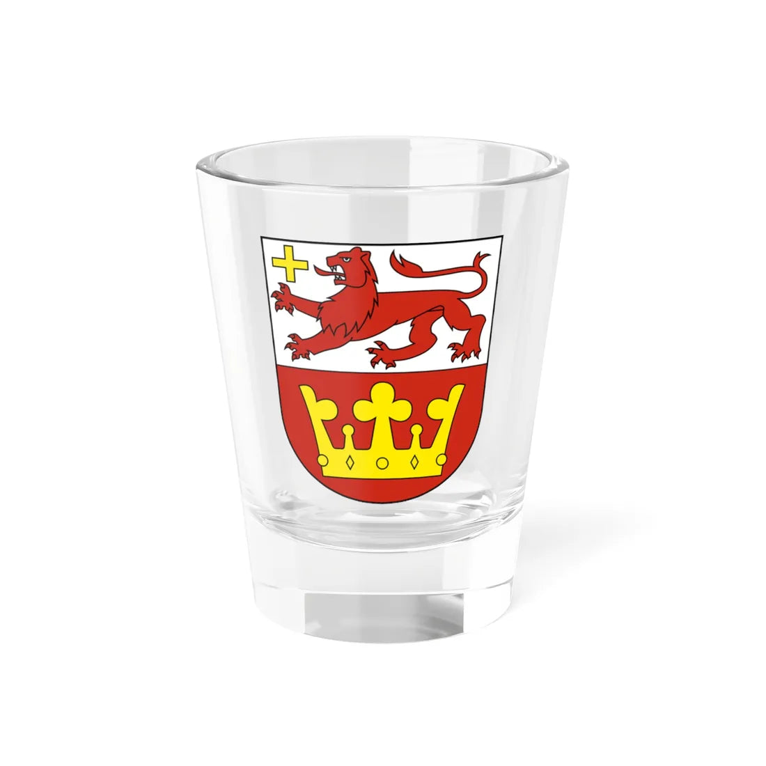 Schänis-blazon (Switzerland) (Coat of Arms) Shot Glass 1.5oz 1.5oz - Go Mug Yourself