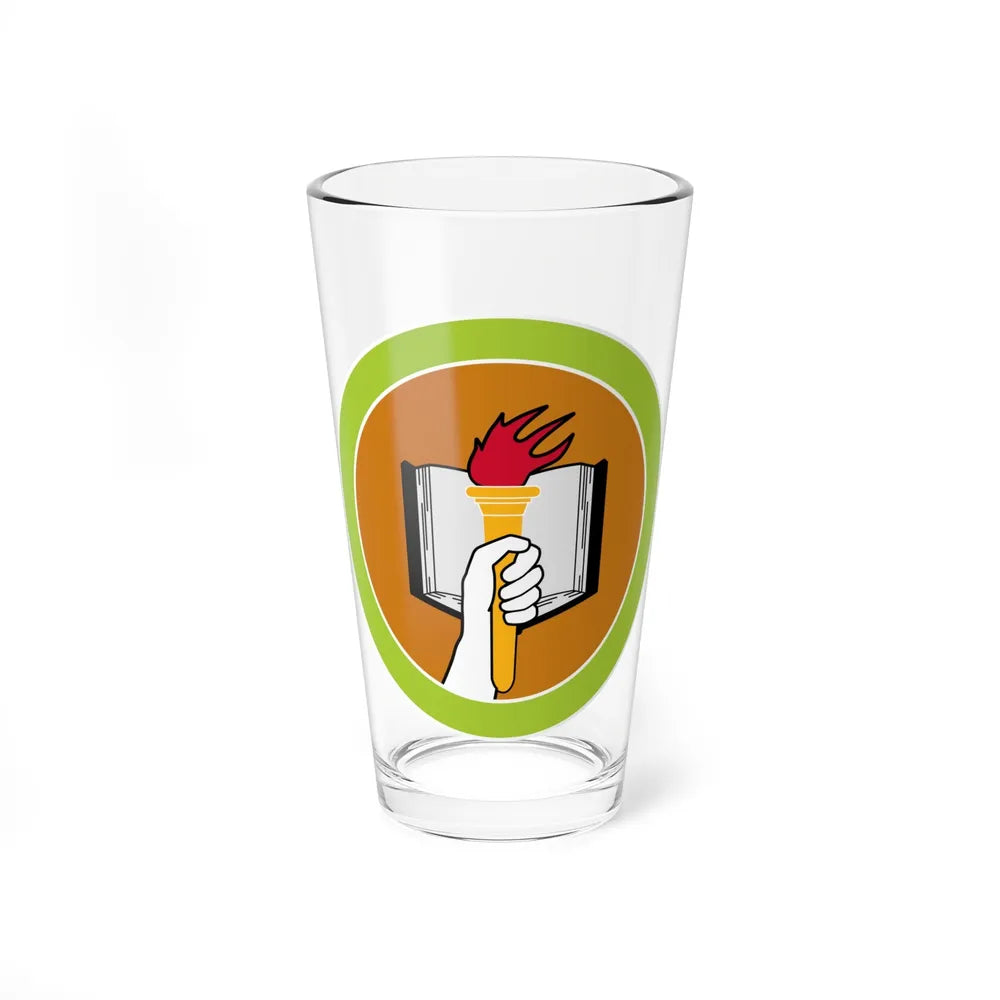 Scholarship (Boy Scout Merit Badge) Pint Glass 16oz-16oz-Go Mug Yourself