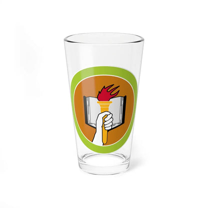 Scholarship (Boy Scout Merit Badge) Pint Glass 16oz-16oz-Go Mug Yourself