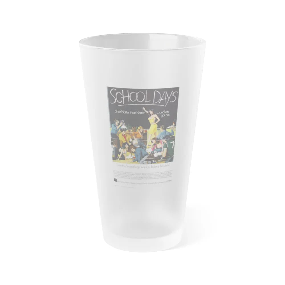 SCHOOL DAYS 1977 Movie Poster - Frosted Pint Glass 16oz-16oz-Frosted-Go Mug Yourself