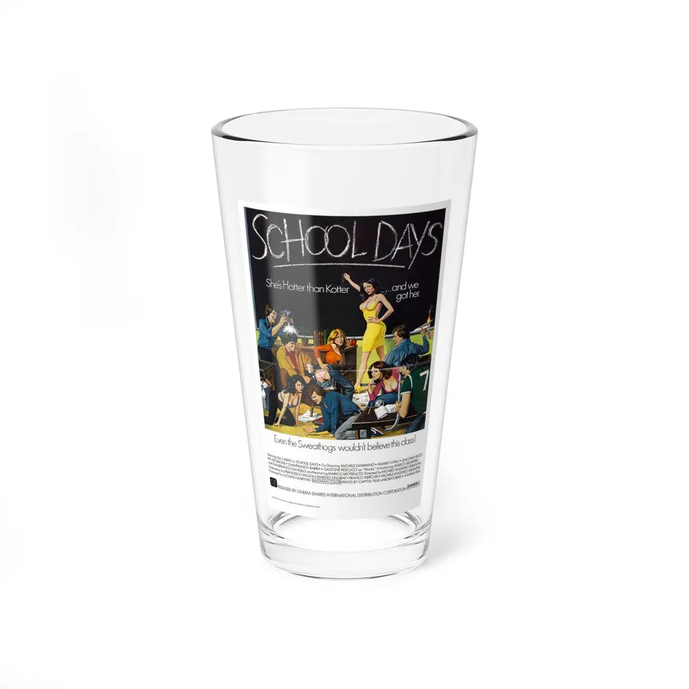 SCHOOL DAYS 1977 Movie Poster - Pint Glass 16oz-16oz-Go Mug Yourself