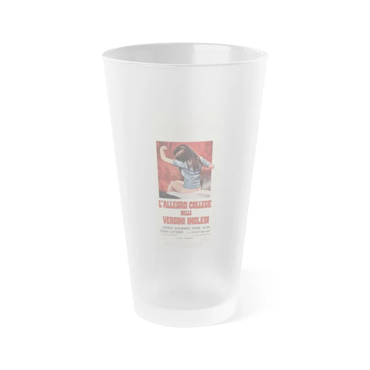 SCHOOL FOR SEX (ITALIAN) 1969 Movie Poster - Frosted Pint Glass 16oz-16oz-Frosted-Go Mug Yourself