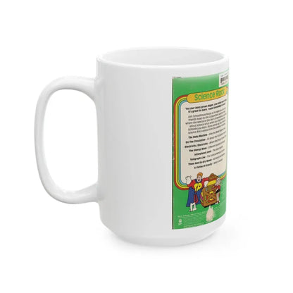 SCHOOL HOUSE ROCK SCIENCE ROCK (VHS COVER) - White Coffee Mug - Go Mug Yourself