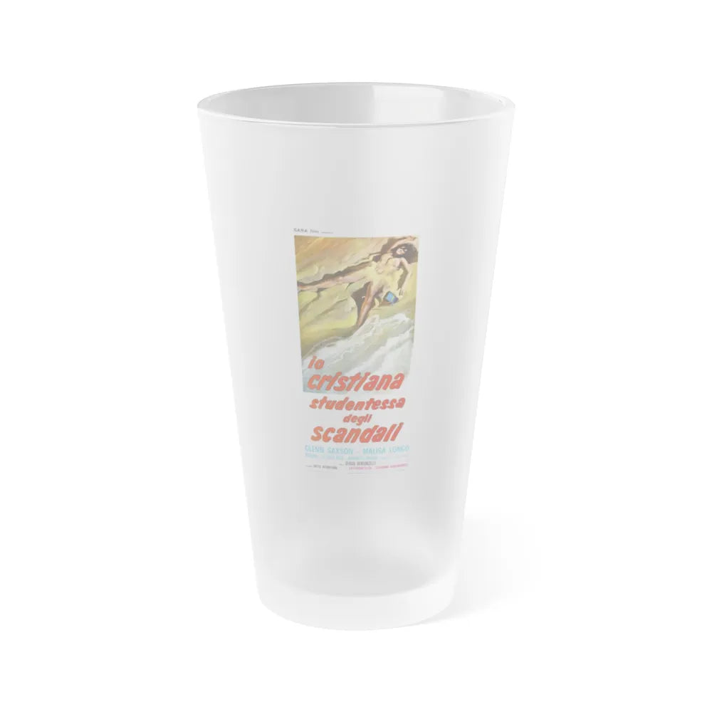 SCHOOL OF EROTIC ENJOYMENT 1971 Movie Poster - Frosted Pint Glass 16oz-16oz-Frosted-Go Mug Yourself