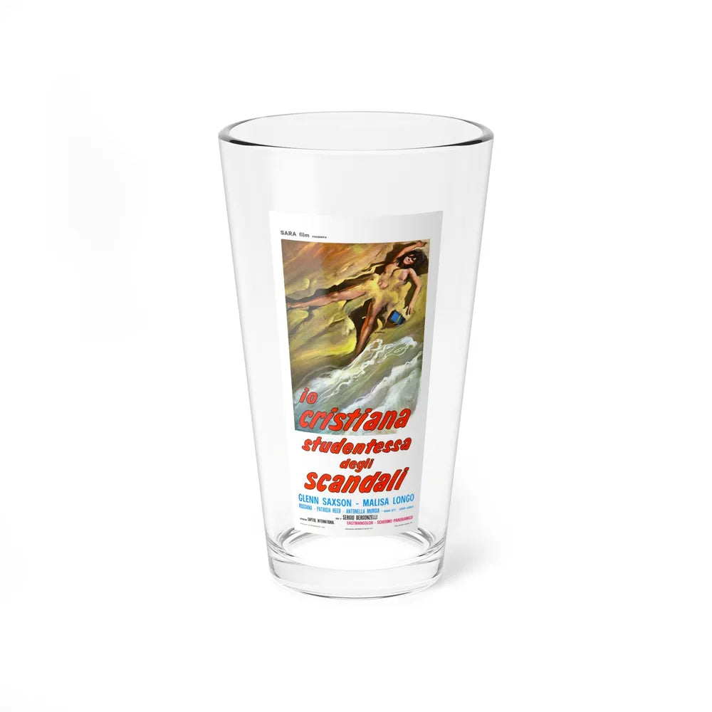 SCHOOL OF EROTIC ENJOYMENT 1971 Movie Poster - Pint Glass 16oz-16oz-Go Mug Yourself