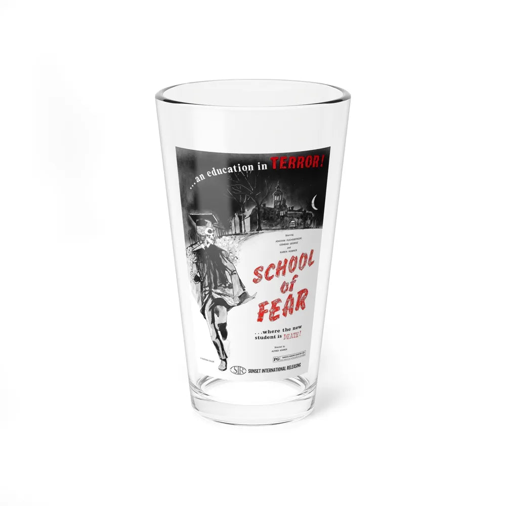 SCHOOL OF FEAR 1969 Movie Poster - Pint Glass 16oz-16oz-Go Mug Yourself