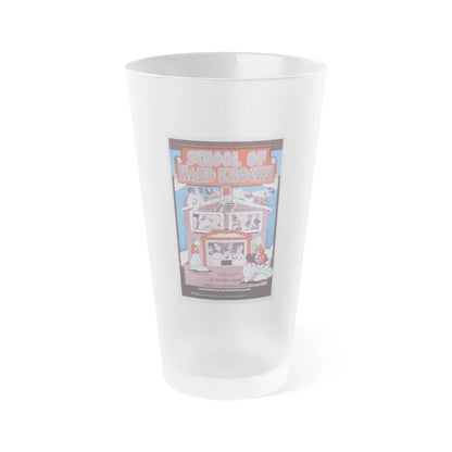 SCHOOL OF HARD KNOCKS 1970 Movie Poster - Frosted Pint Glass 16oz-16oz-Frosted-Go Mug Yourself