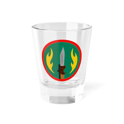 School of Infantry and Tactics icon (Bangladesh) (Coat of Arms) Shot Glass 1.5oz 1.5oz - Go Mug Yourself