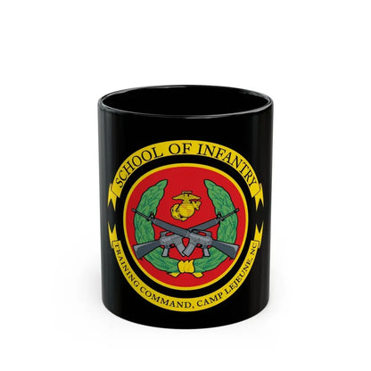 School Of Infantry Training CommandCamp Lejeune NC (USMC) Black Coffee Mug 11oz - Go Mug Yourself