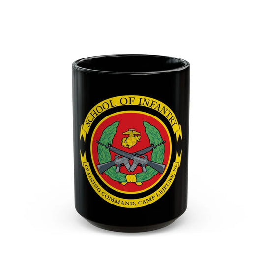 School Of Infantry Training CommandCamp Lejeune NC (USMC) Black Coffee Mug-15oz-Go Mug Yourself