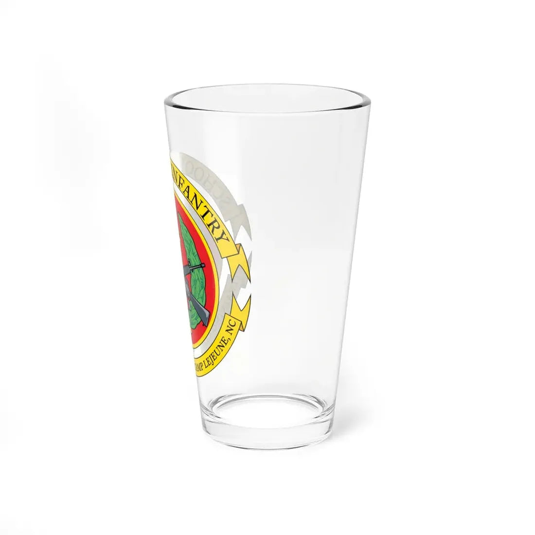 School Of Infantry Training CommandCamp Lejeune NC (USMC) Pint Glass 16oz - Go Mug Yourself