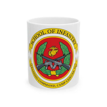 School Of Infantry Training CommandCamp Lejeune NC (USMC) White Coffee Mug 11oz - Go Mug Yourself