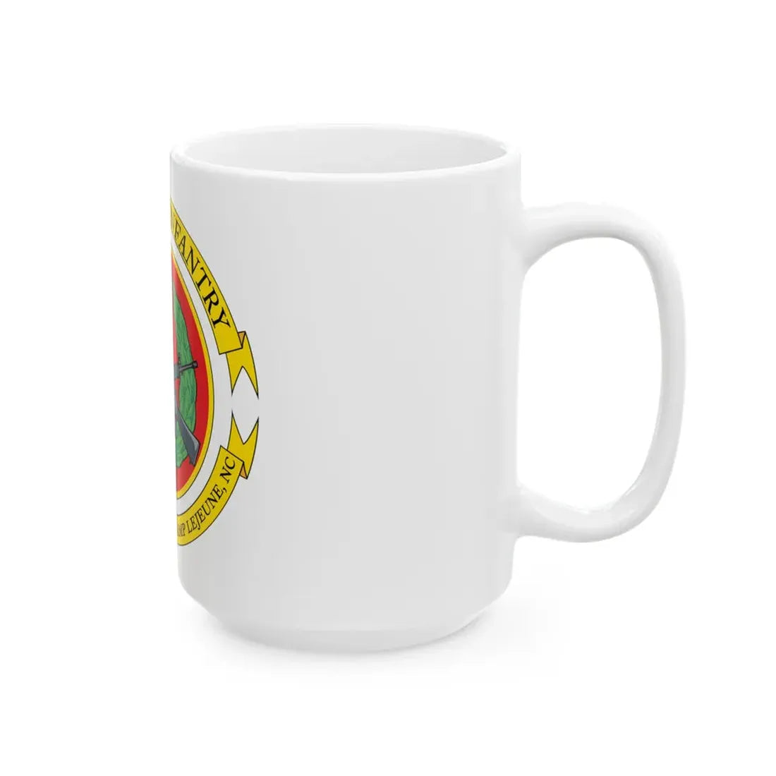 School Of Infantry Training CommandCamp Lejeune NC (USMC) White Coffee Mug - Go Mug Yourself
