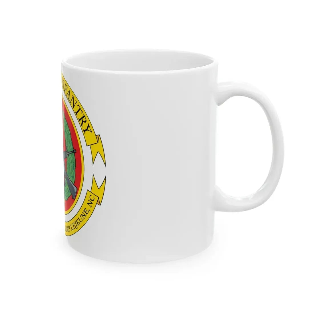 School Of Infantry Training CommandCamp Lejeune NC (USMC) White Coffee Mug - Go Mug Yourself