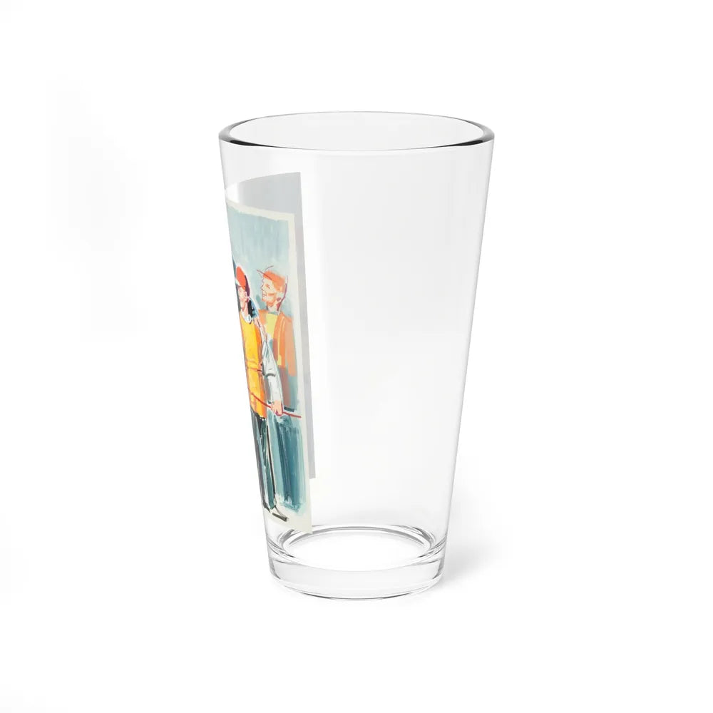 School Patrol Preliminary (Magazine Illustration) Pint Glass 16oz-Go Mug Yourself