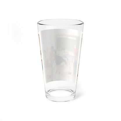 School's Out, preliminary story illustration (Magazine Illustration) Pint Glass 16oz - Go Mug Yourself