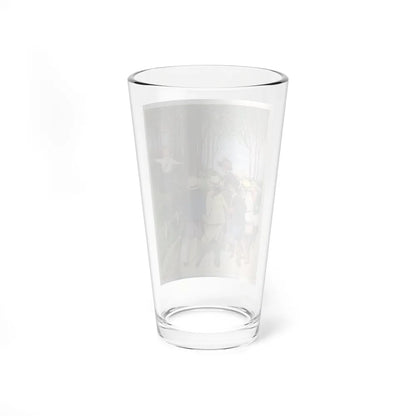 School Stories for Girls, Thomas Nelson and Sons, Ltd, 1927 (Magazine Illustration) Pint Glass 16oz - Go Mug Yourself