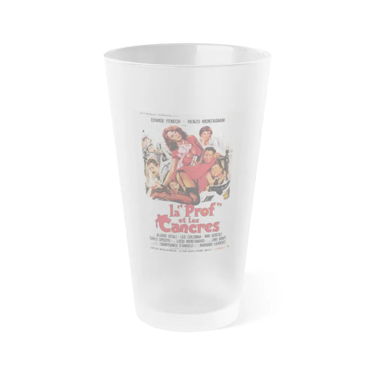 SCHOOL TEACHER IN COLLEGE (2) 1978 Movie Poster - Frosted Pint Glass 16oz-16oz-Frosted-Go Mug Yourself