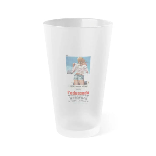 SCHOOLGIRL 1975 Movie Poster - Frosted Pint Glass 16oz 16oz Frosted - Go Mug Yourself