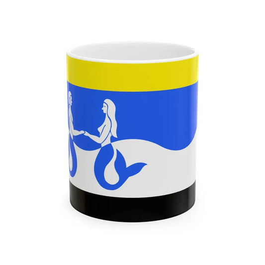 Schouwen-Duiveland vlag (Netherlands) White Coffee Mug 11oz - Go Mug Yourself