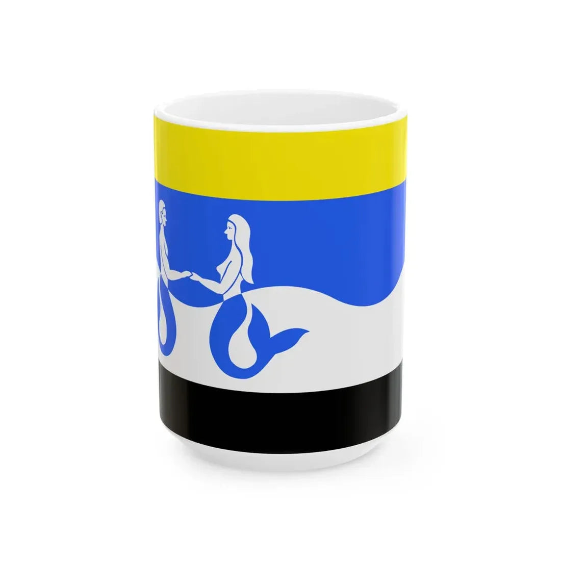 Schouwen-Duiveland vlag (Netherlands) White Coffee Mug 15oz - Go Mug Yourself